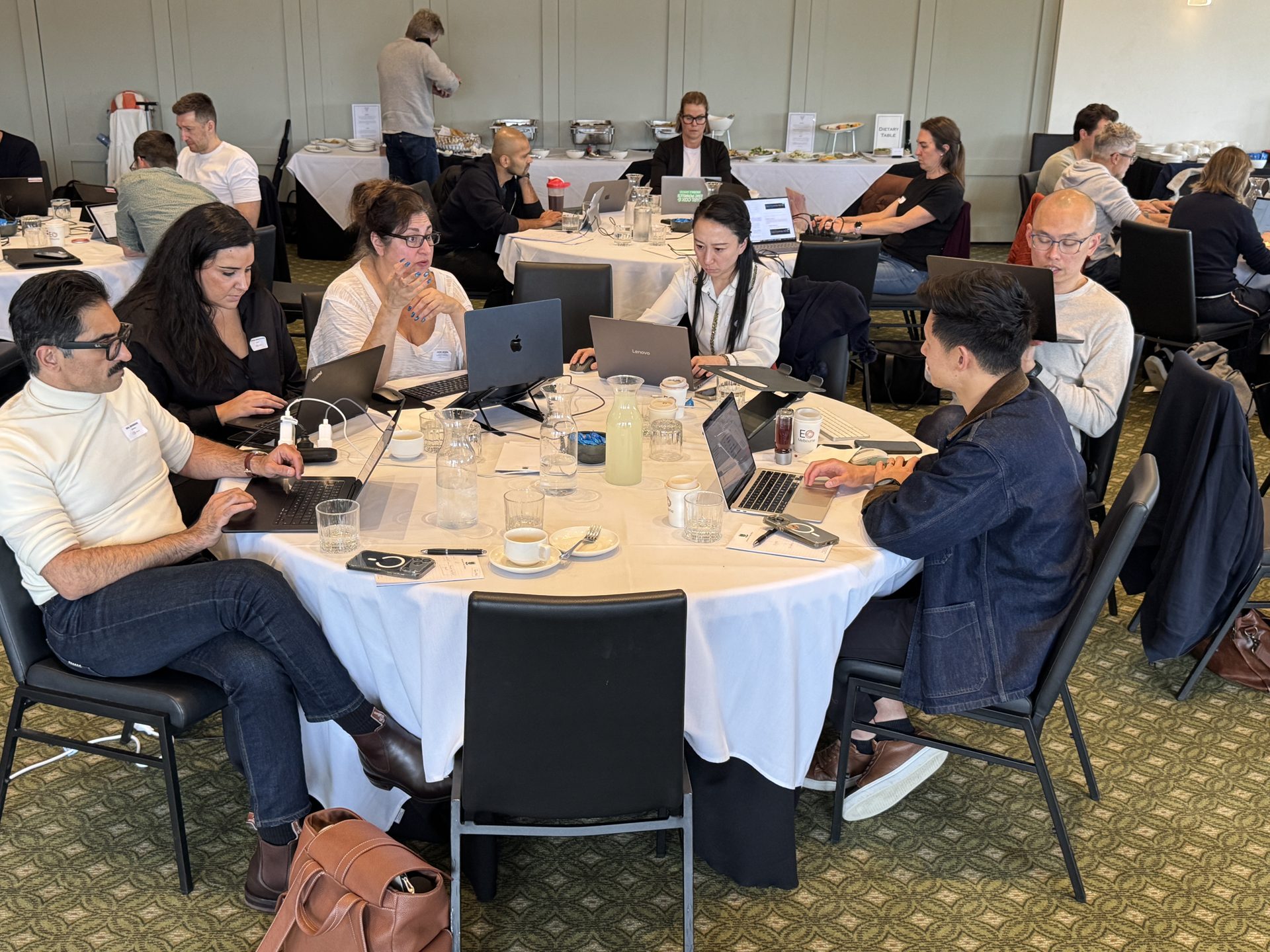 A table building on their own business data